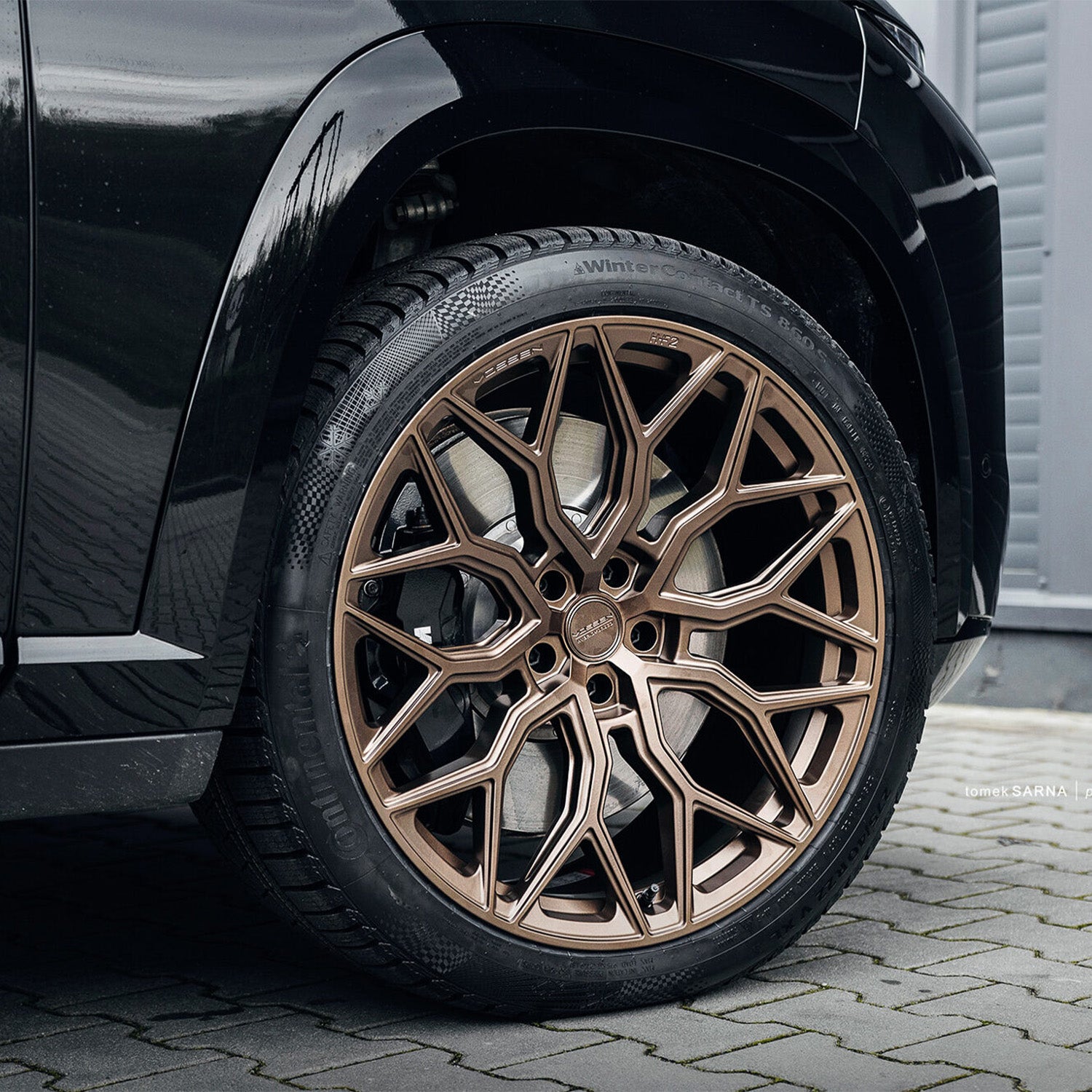 Vossen HF-2 Forged Alloy Wheels In Satin Bronze