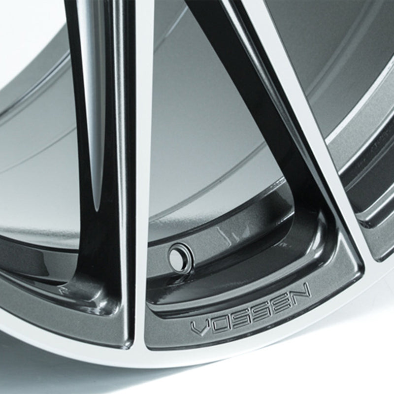 Vossen HF-3 Hybrid Forged Alloy Wheels In Gloss Graphite Polished