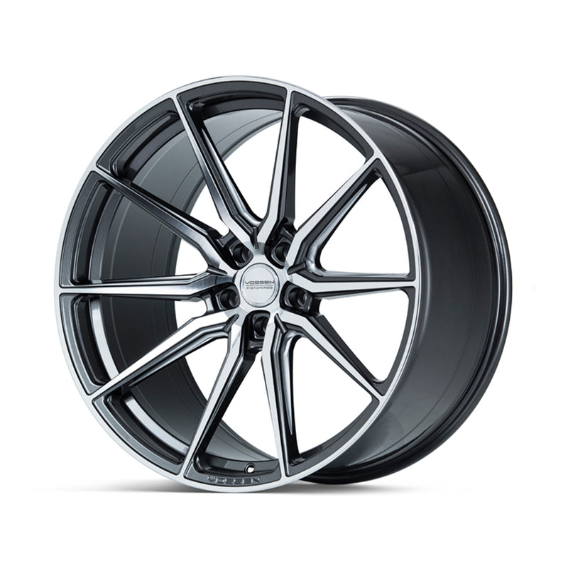 Vossen HF-3 Hybrid Forged Alloy Wheels In Gloss Graphite Polished