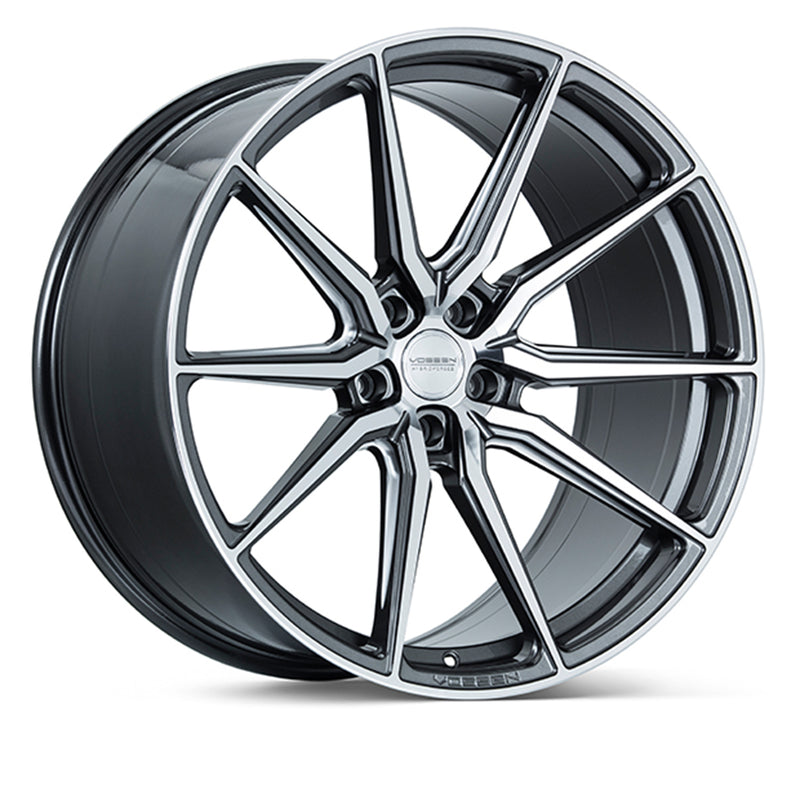 Vossen HF-3 Hybrid Forged Alloy Wheels In Gloss Graphite Polished