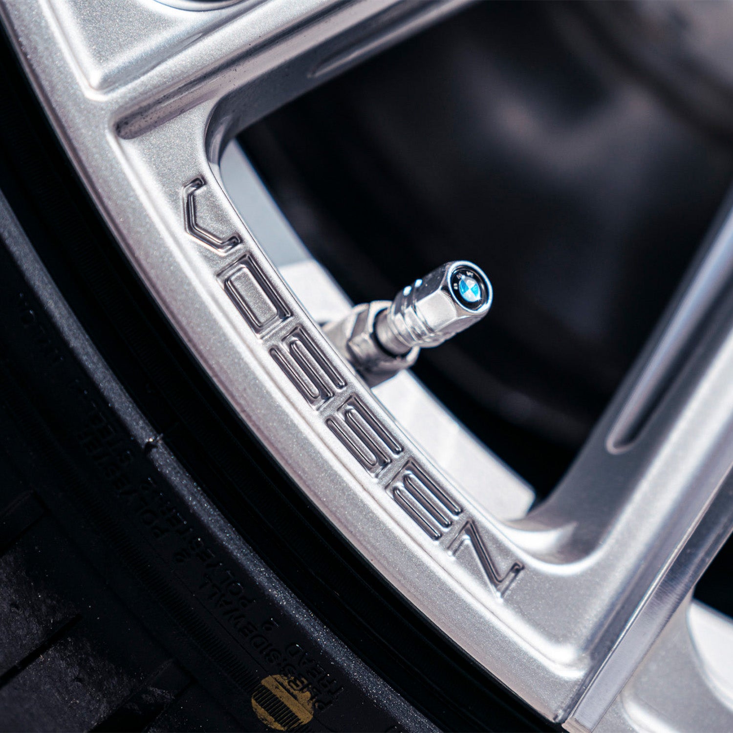 Vossen HF-4T Forged Alloy Wheels In Silver Polished