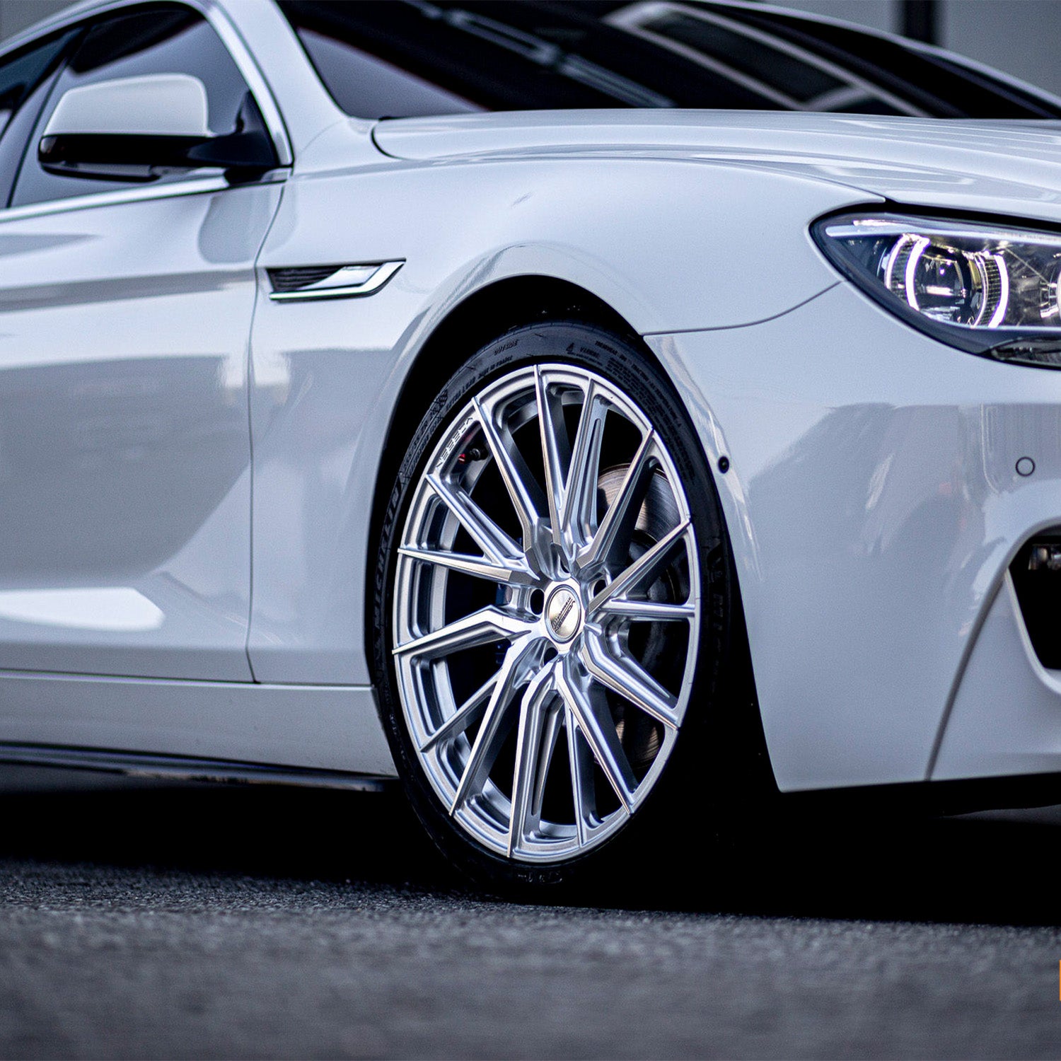 Vossen HF-4T Forged Alloy Wheels In Silver Polished