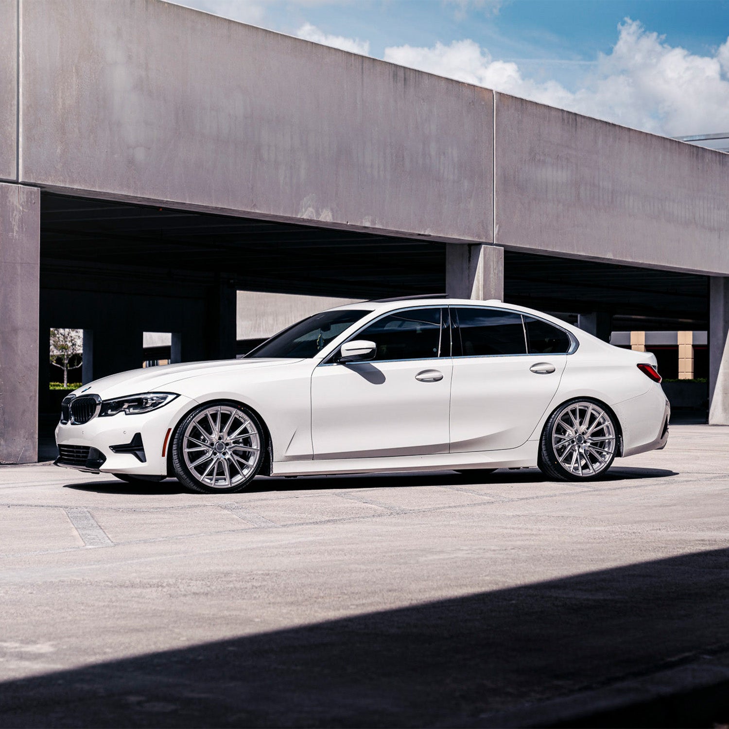 Vossen HF-4T Forged Alloy Wheels In Silver Polished