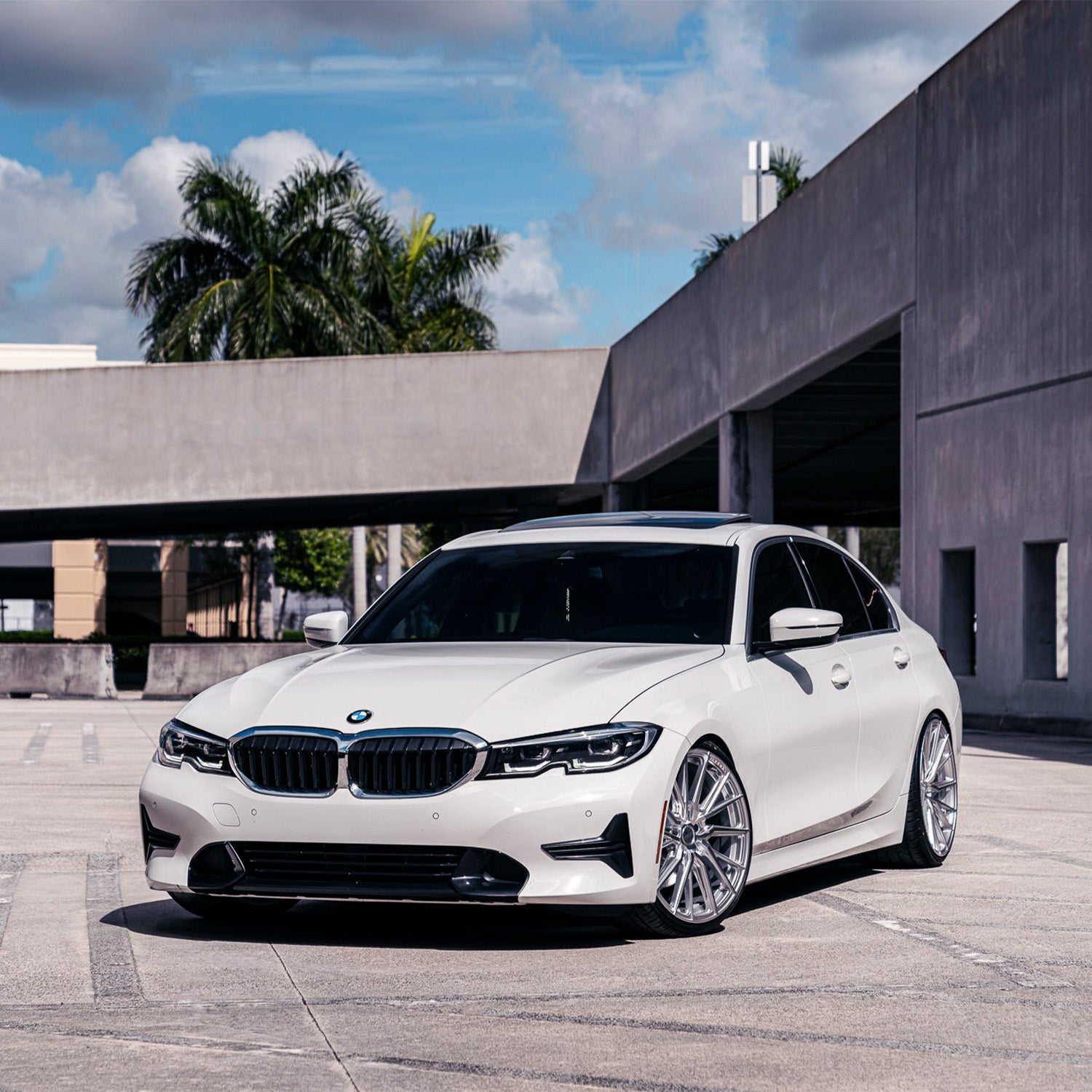 Vossen HF-4T Forged Alloy Wheels In Silver Polished