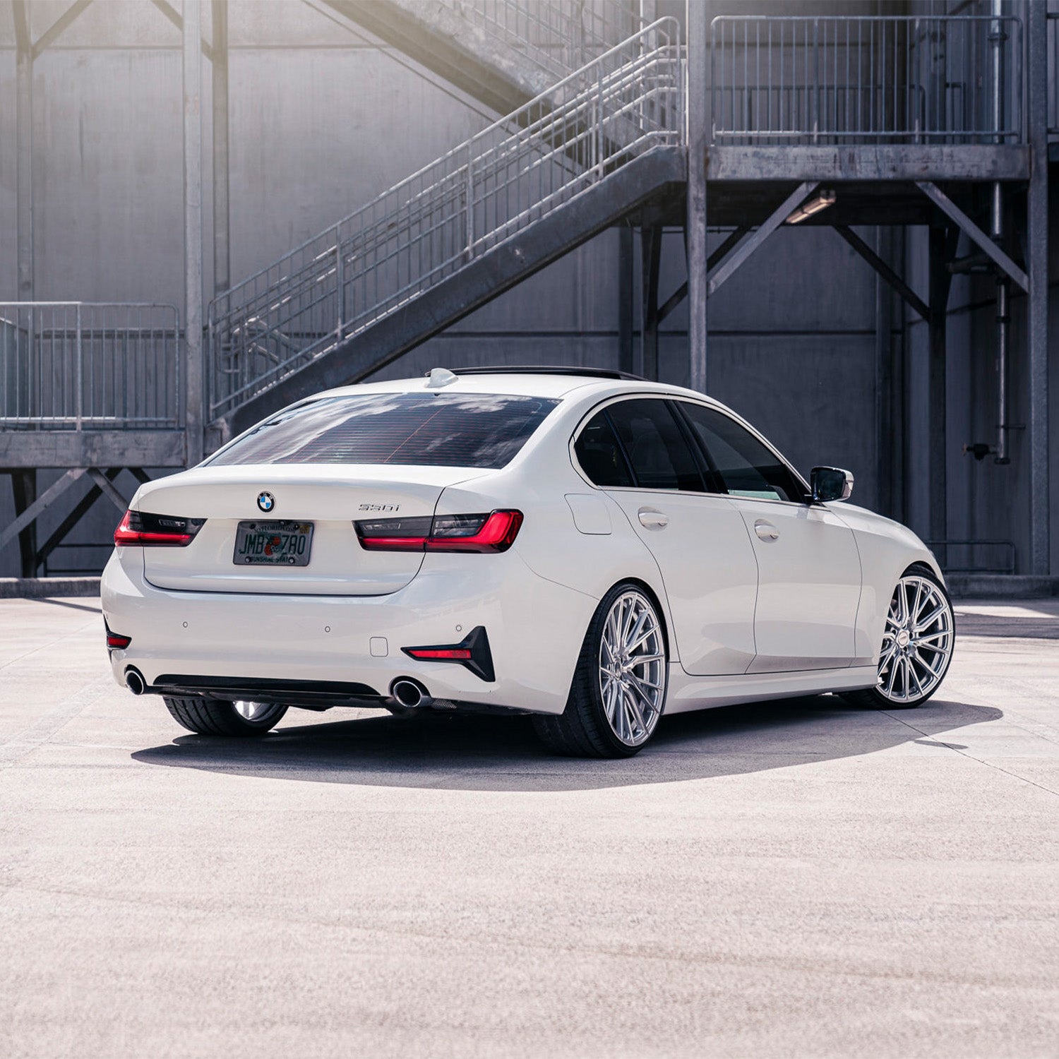 Vossen HF-4T Forged Alloy Wheels In Silver Polished