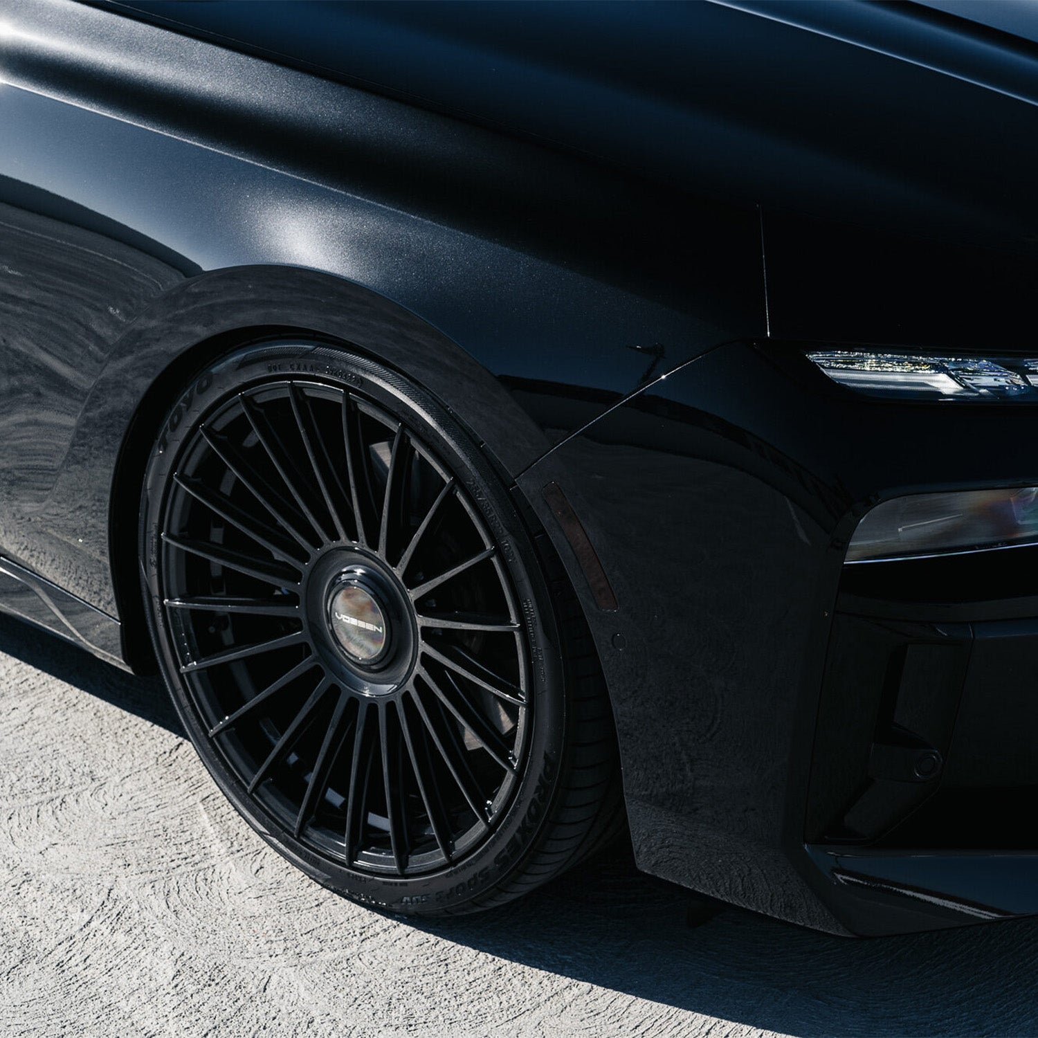 Vossen HF-8 Forged Alloy Wheels In Gloss Black