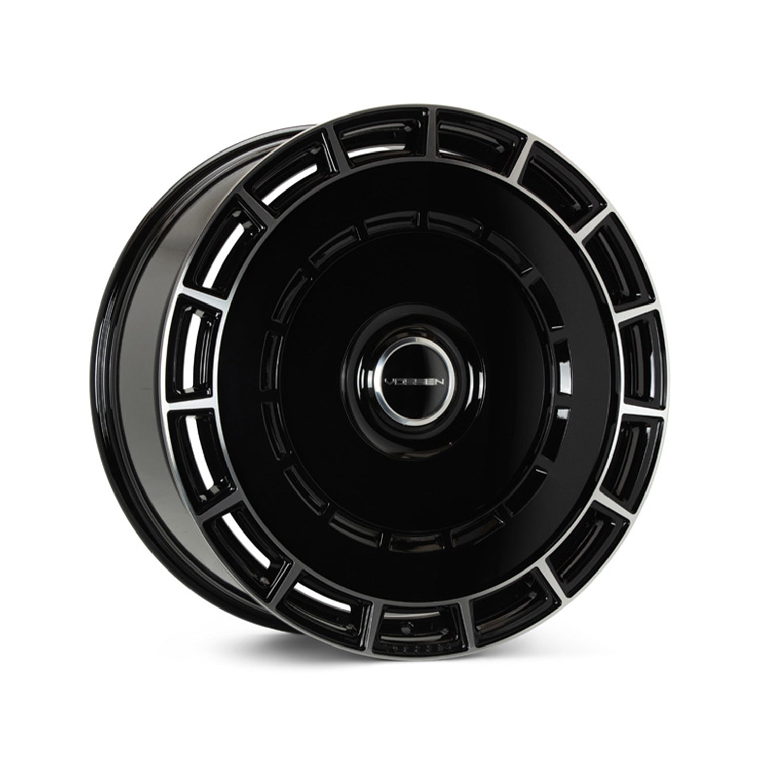 Vossen HF-9 Forged Alloy Wheels In Gloss Black with Polished Details