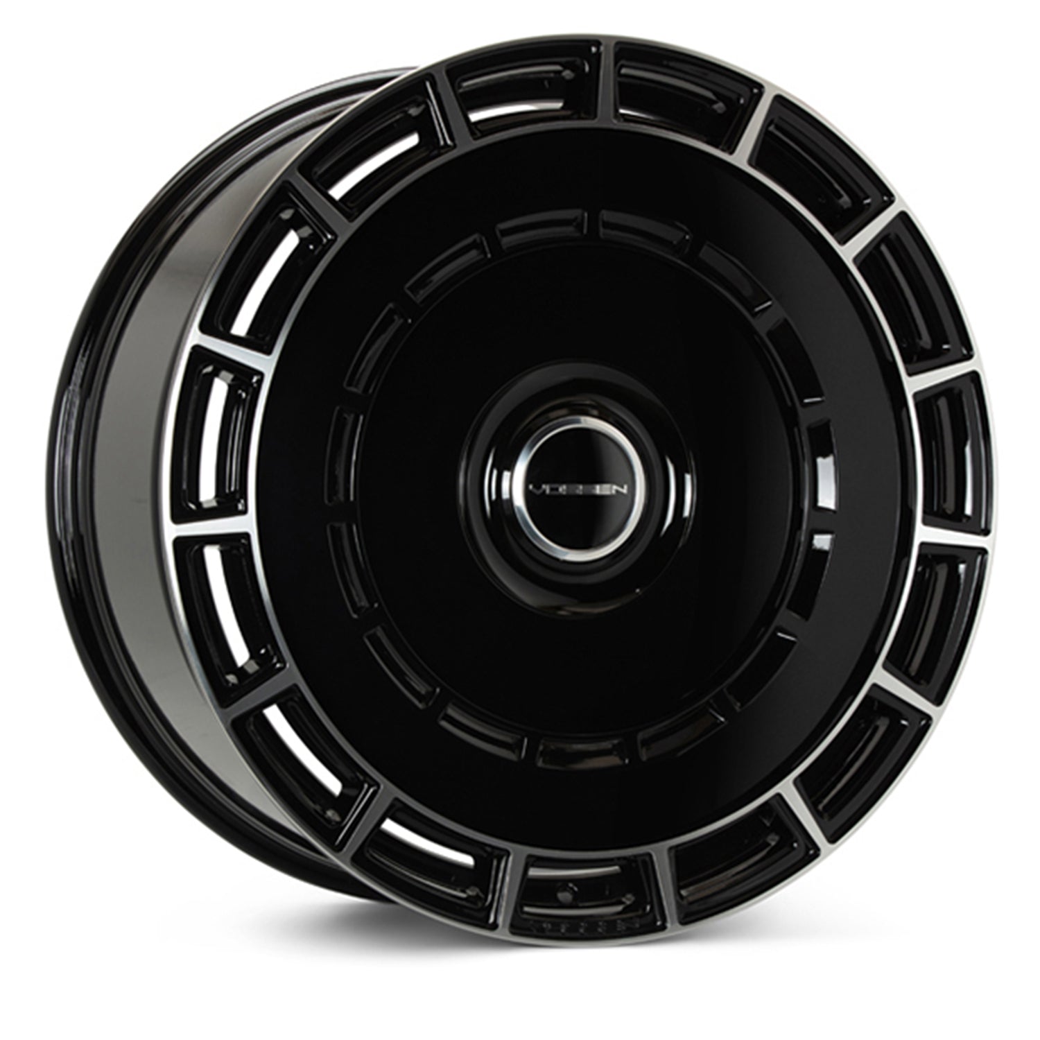 Vossen HF-9 Forged Alloy Wheels In Gloss Black with Polished Details