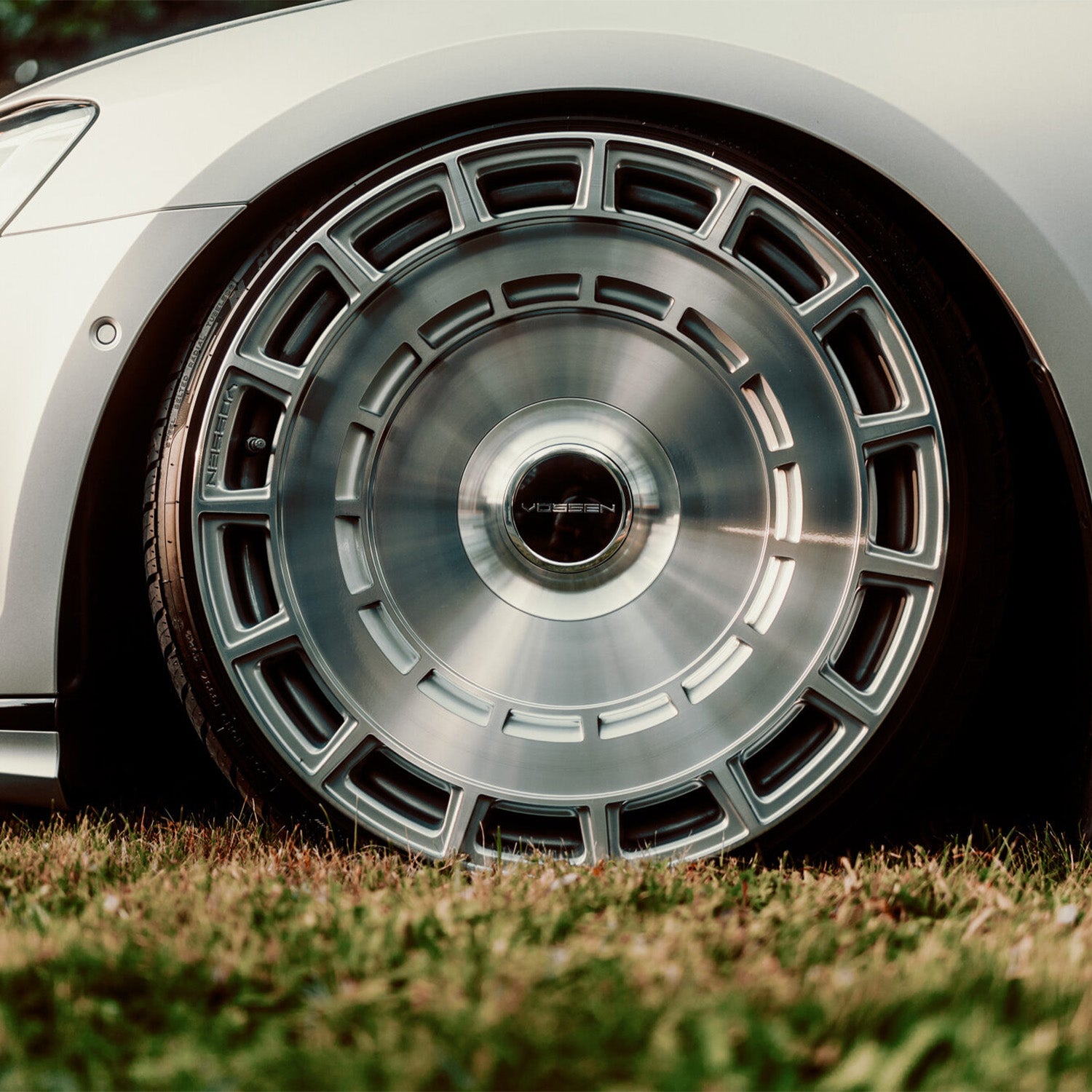 Vossen HF-9 Forged Alloy Wheels In Silver Brushed