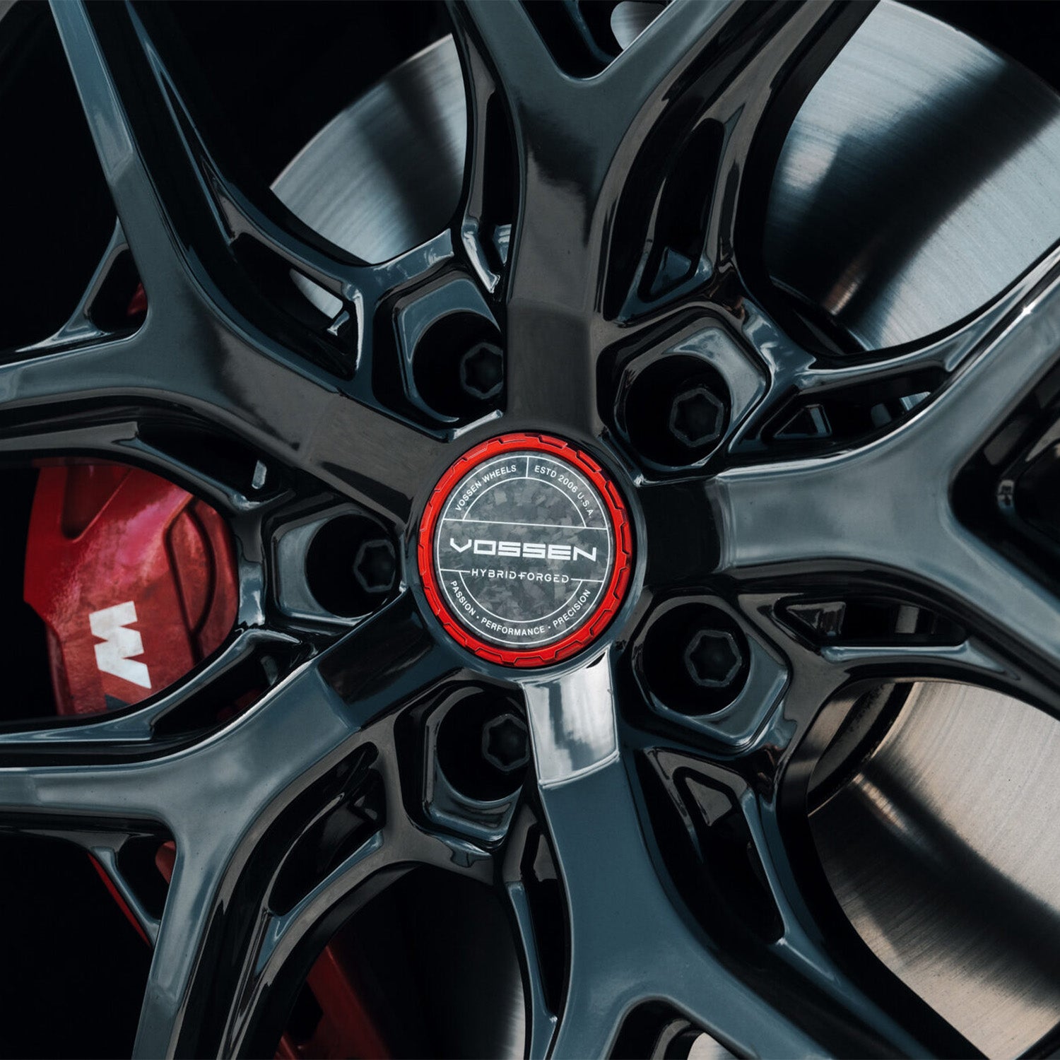 Vossen HFX-1 Forged Alloy Wheels In Gloss Black (5-Lug)