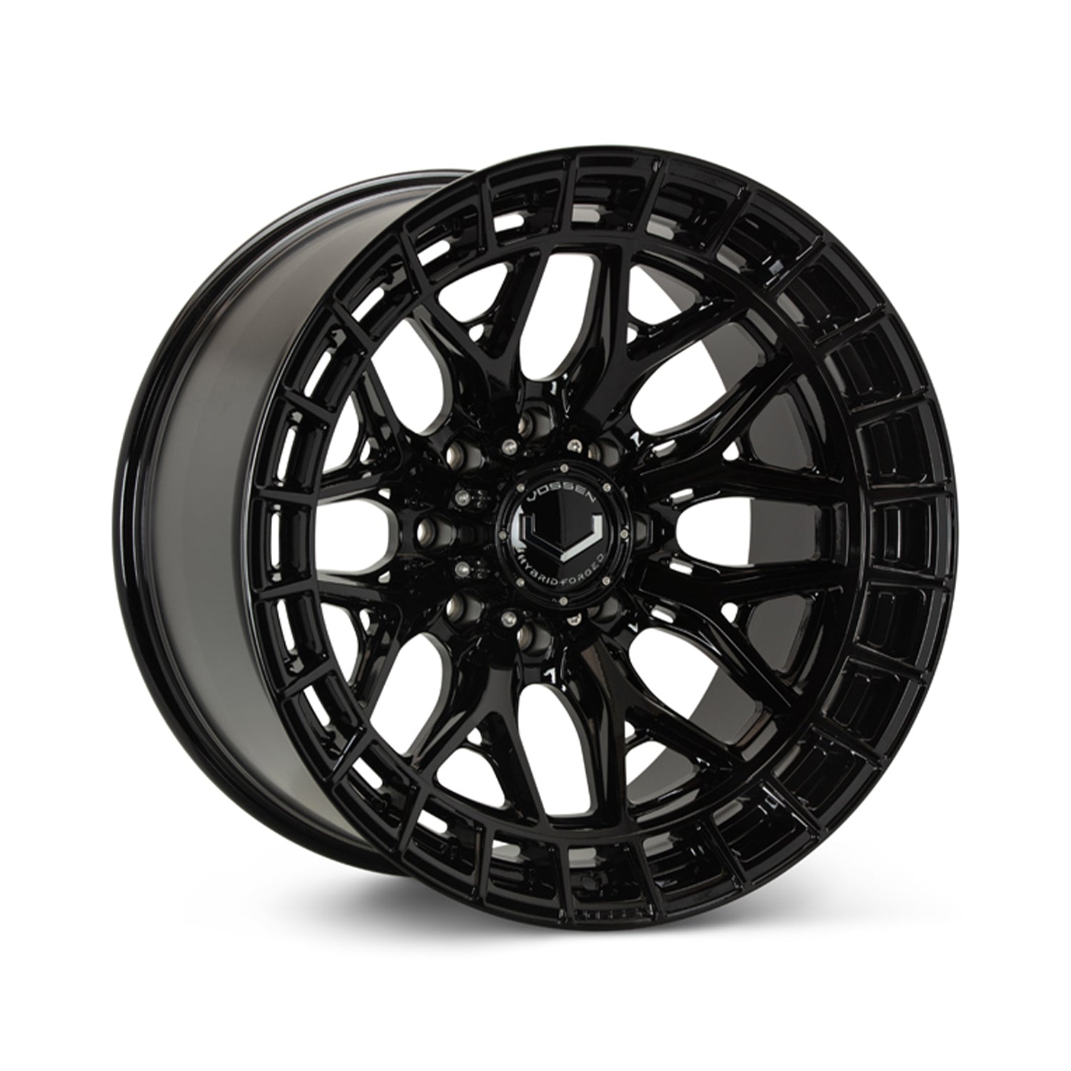 Vossen HFX-1 Forged Alloy Wheels In Gloss Black (8-Lug)