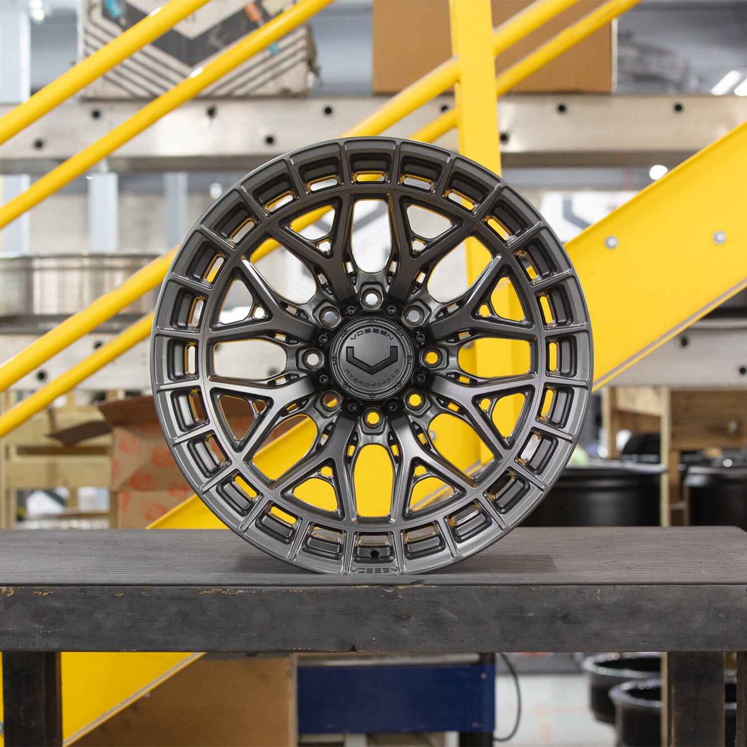 Vossen HFX-1 Forged Alloy Wheels In Matte Gunmetal (8-Lug)