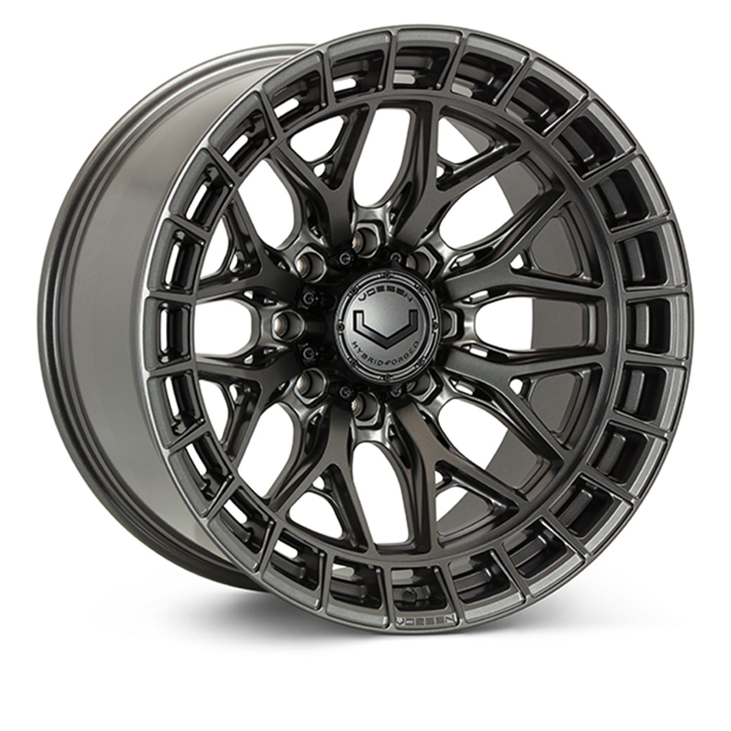 Vossen HFX-1 Forged Alloy Wheels In Matte Gunmetal (8-Lug)