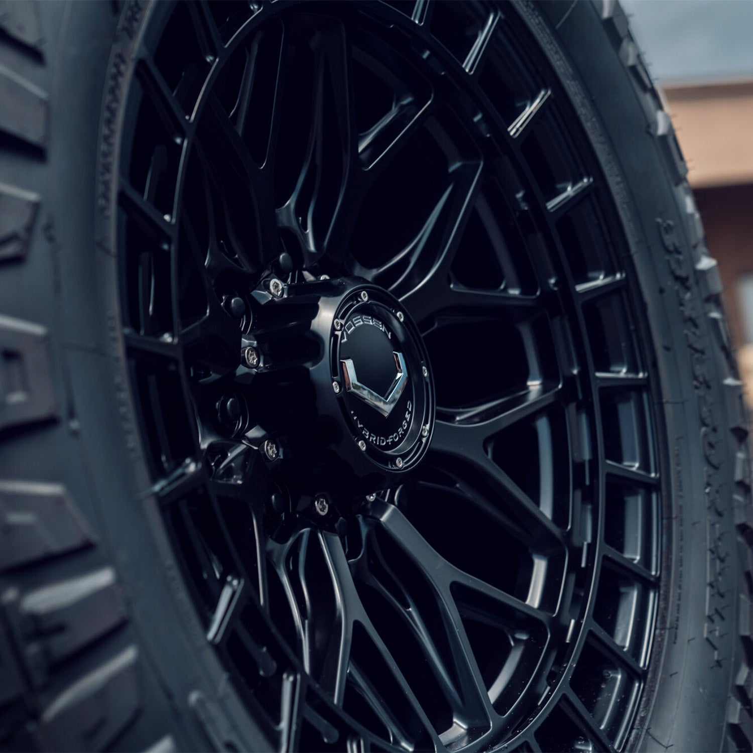 Vossen HFX-1 Forged Alloy Wheels In Satin Black (8-Lug)