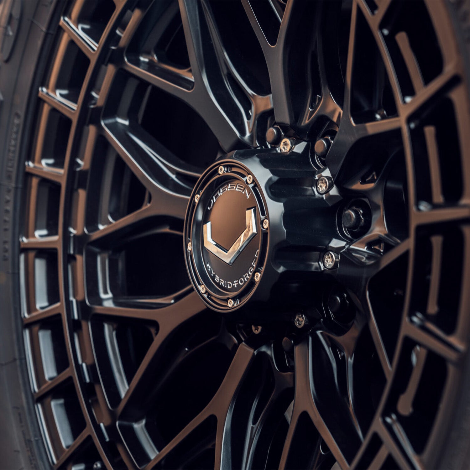Vossen HFX-1 Forged Alloy Wheels In Satin Black (8-Lug)