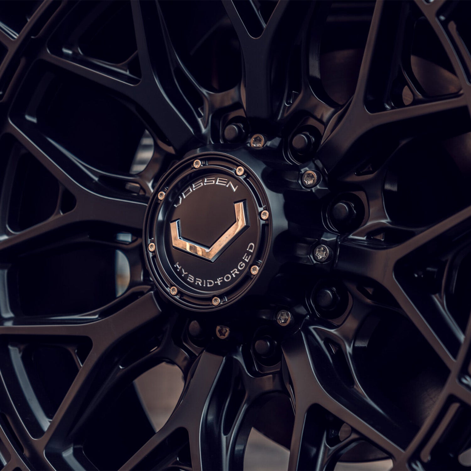 Vossen HFX-1 Forged Alloy Wheels In Satin Black (8-Lug)