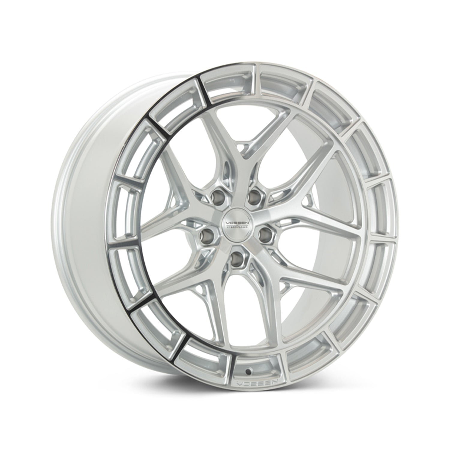 Vossen HFX-1 Forged Alloy Wheels In Silver Polished (5-Lug)