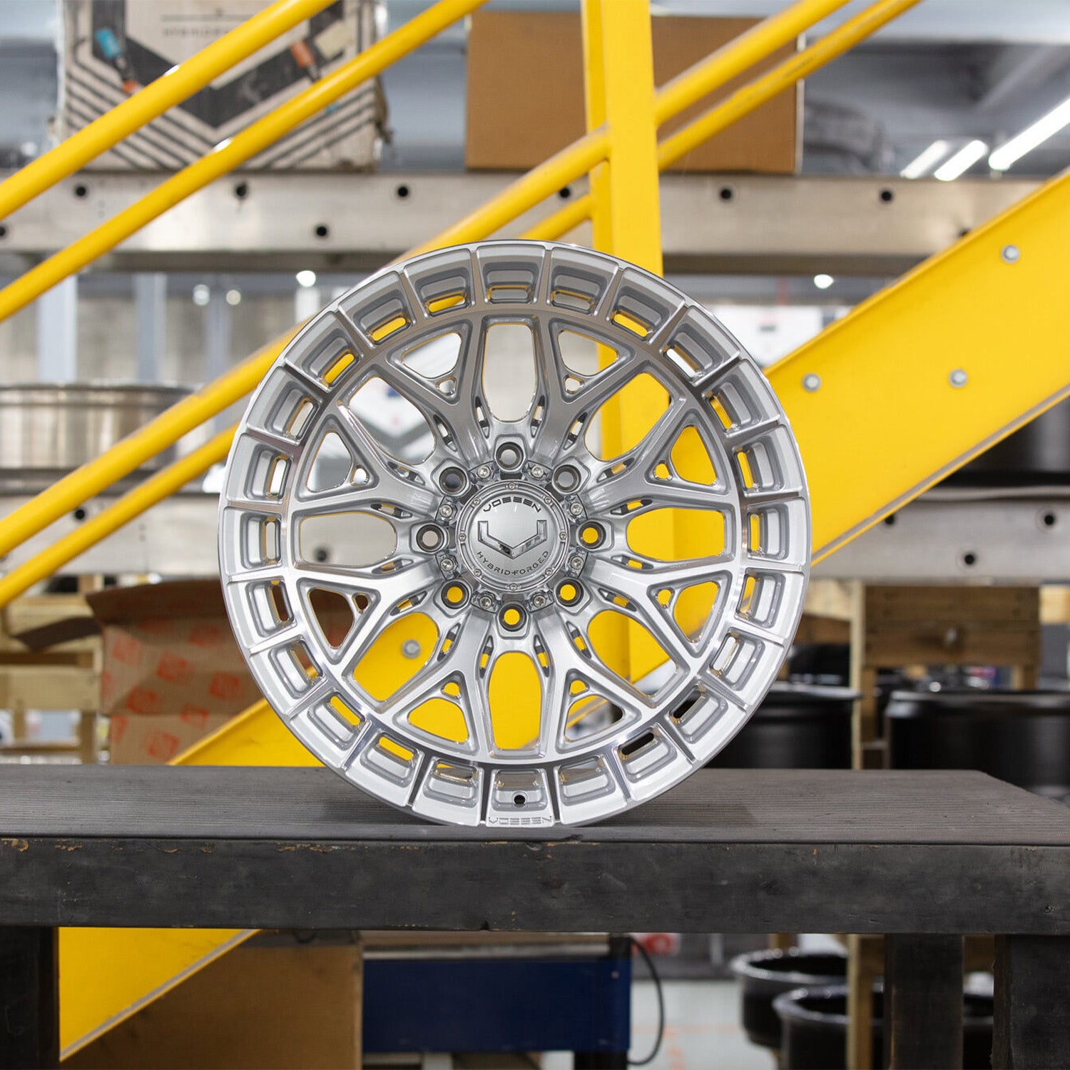 Vossen HFX-1 Forged Alloy Wheels In Silver Polished (8-Lug)