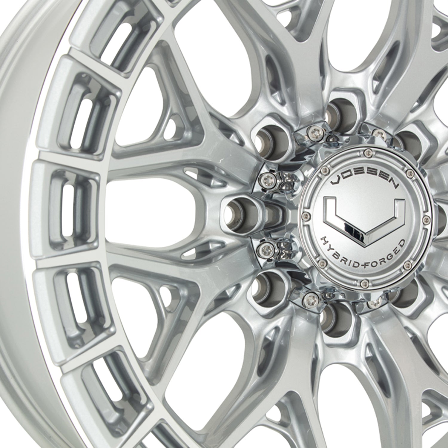 Vossen HFX-1 Forged Alloy Wheels In Silver Polished (8-Lug)