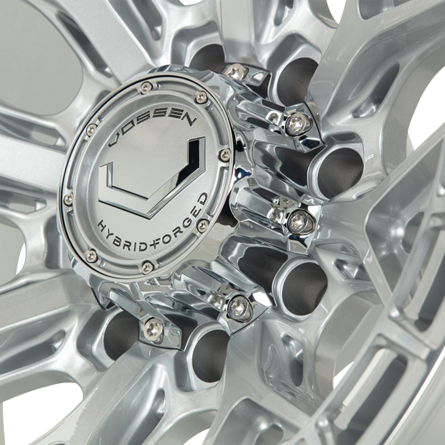 Vossen HFX-1 Forged Alloy Wheels In Silver Polished (8-Lug)