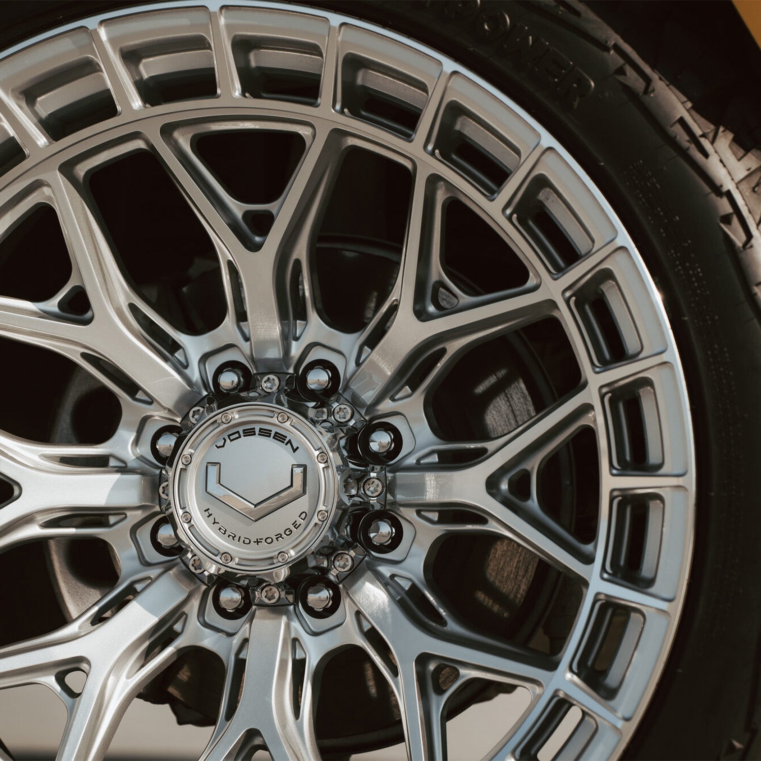Vossen HFX-1 Forged Alloy Wheels In Silver Polished (8-Lug)