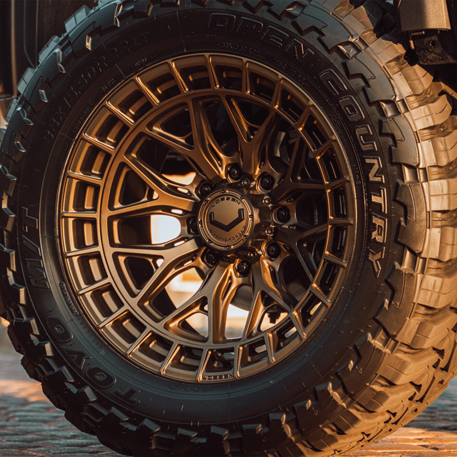 Vossen HFX-1 Forged Alloy Wheels In Terra Bronze (8-Lug)