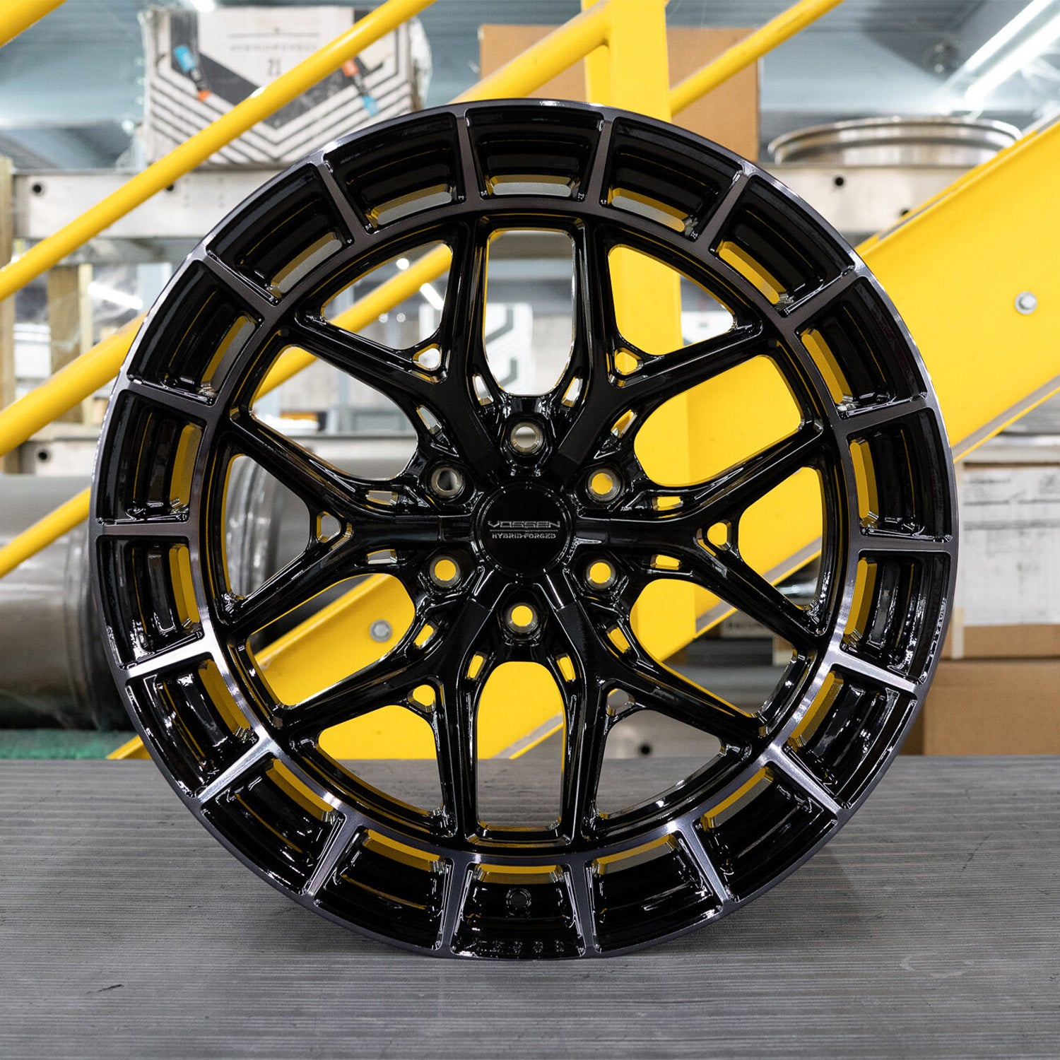 Vossen HFX-1 Forged Alloy Wheels In Tinted Gloss Black (6-Lug)