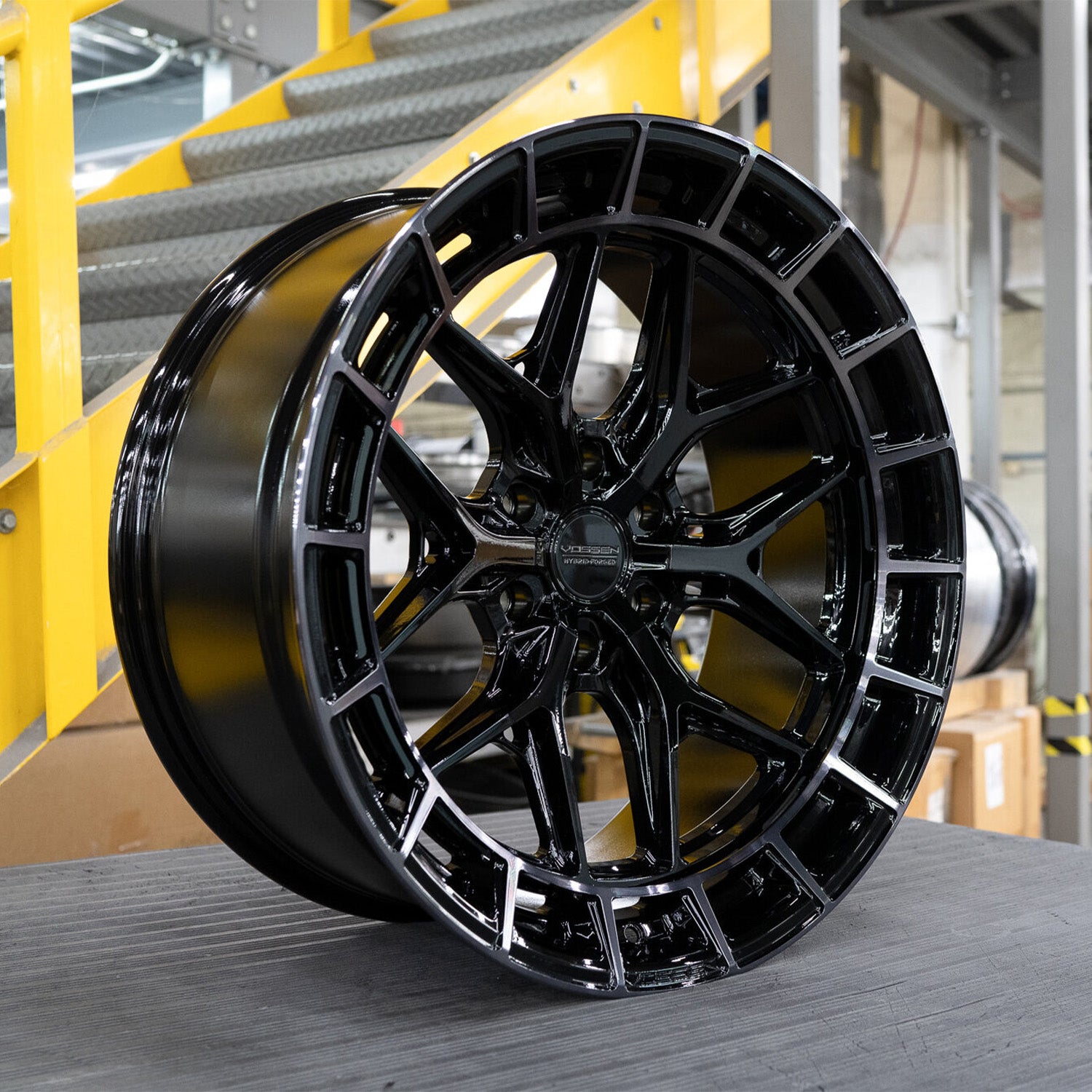 Vossen HFX-1 Forged Alloy Wheels In Tinted Gloss Black (6-Lug)