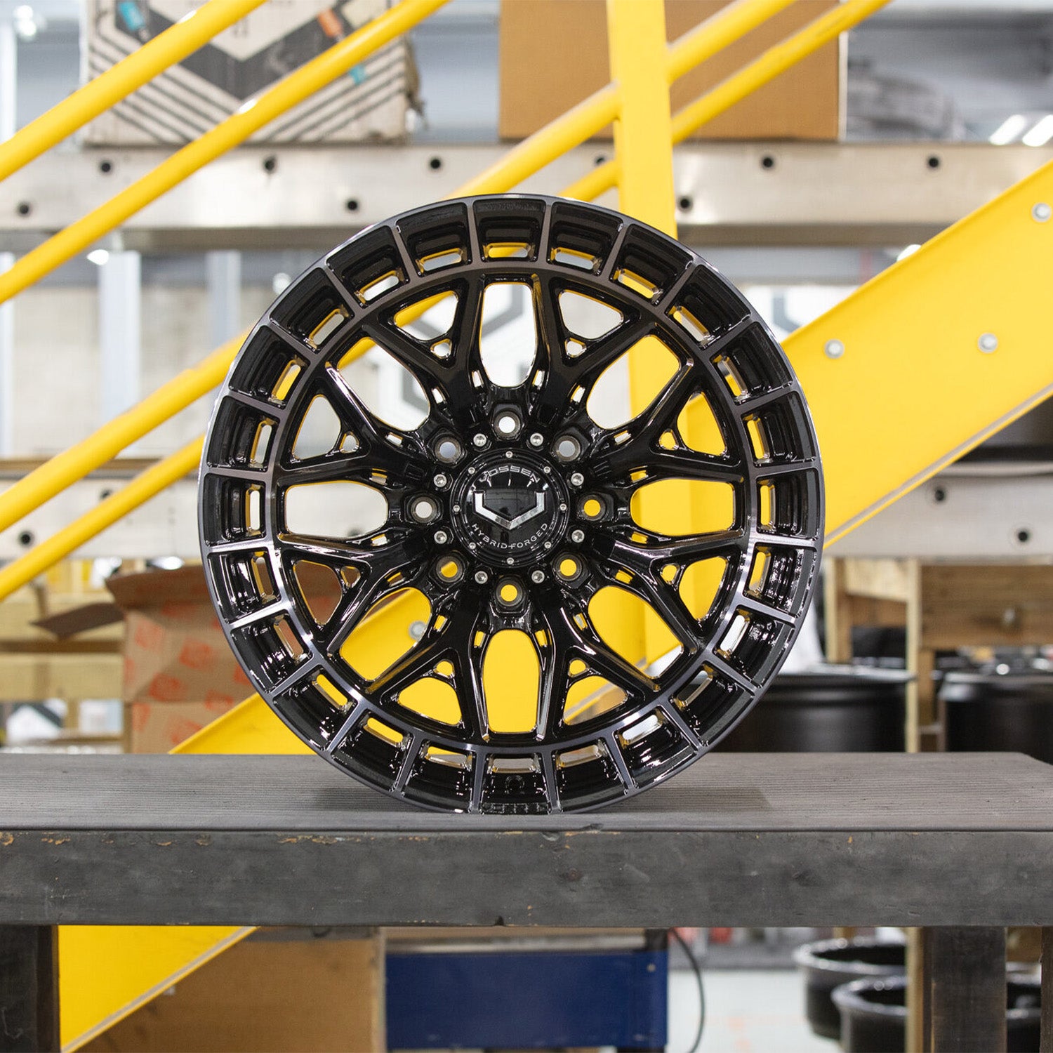 Vossen HFX-1 Forged Alloy Wheels In Tinted Gloss Black (8-Lug)