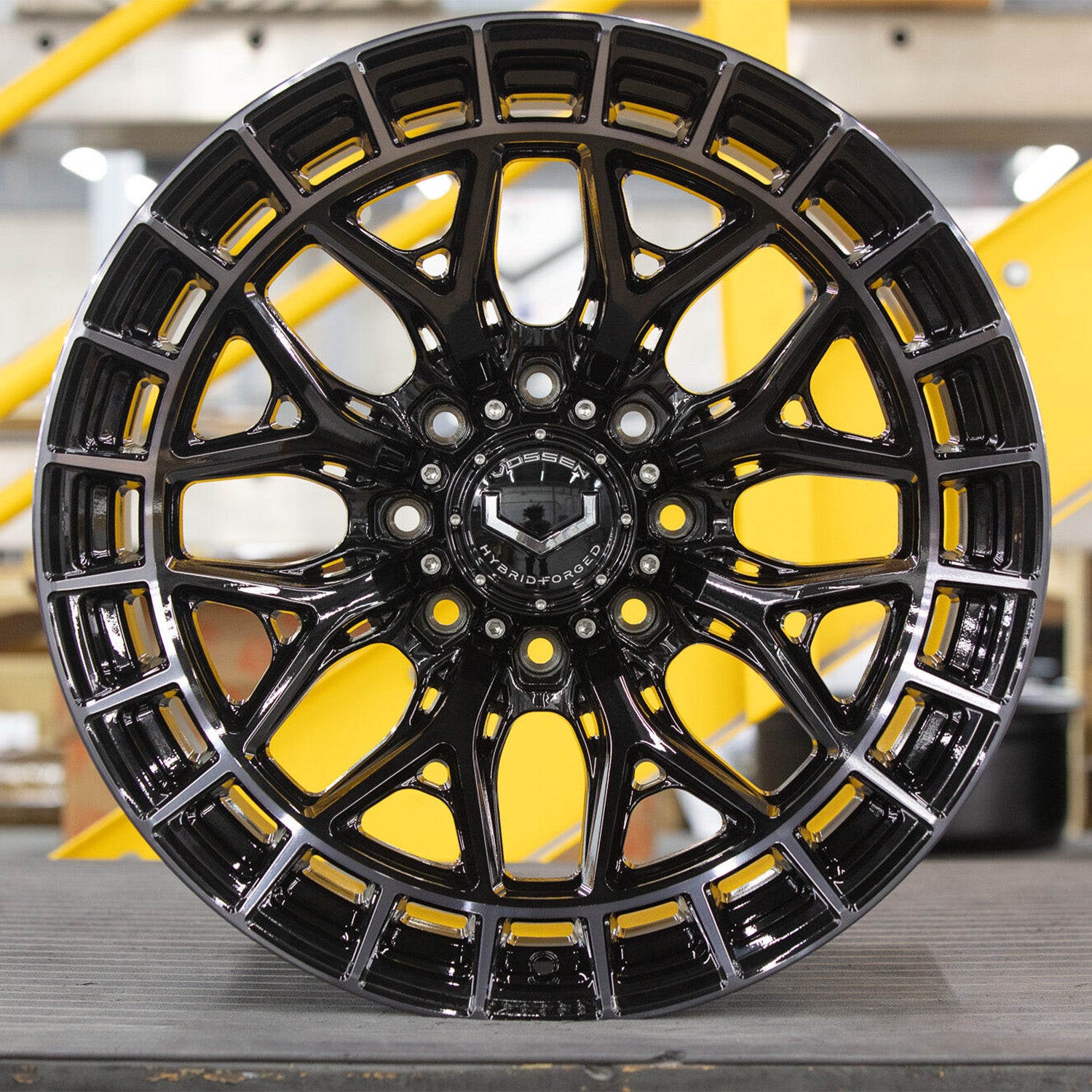 Vossen HFX-1 Forged Alloy Wheels In Tinted Gloss Black (8-Lug)