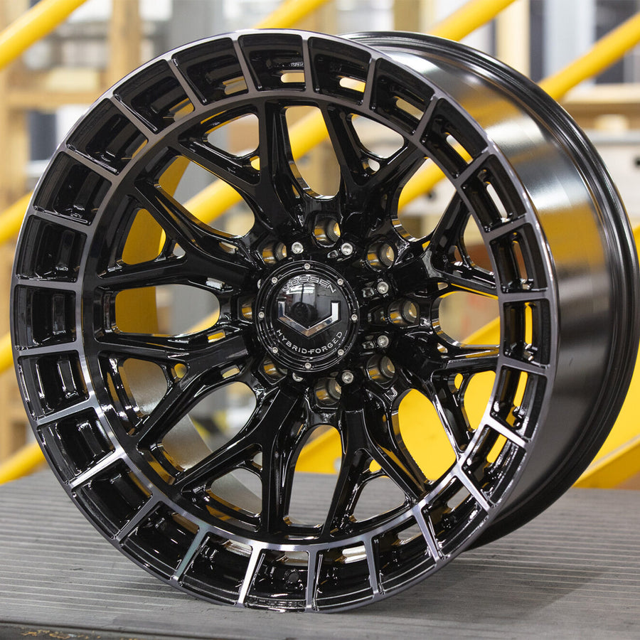 Vossen HFX-1 Forged Alloy Wheels In Tinted Gloss Black (8-Lug)