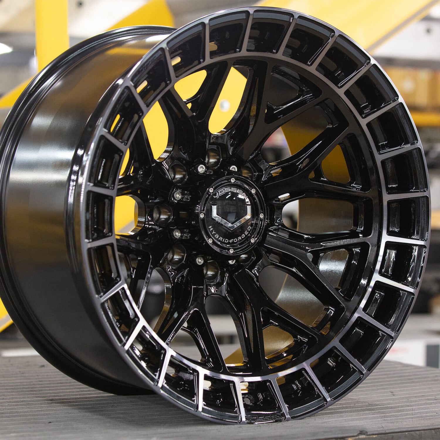 Vossen HFX-1 Forged Alloy Wheels In Tinted Gloss Black (8-Lug)