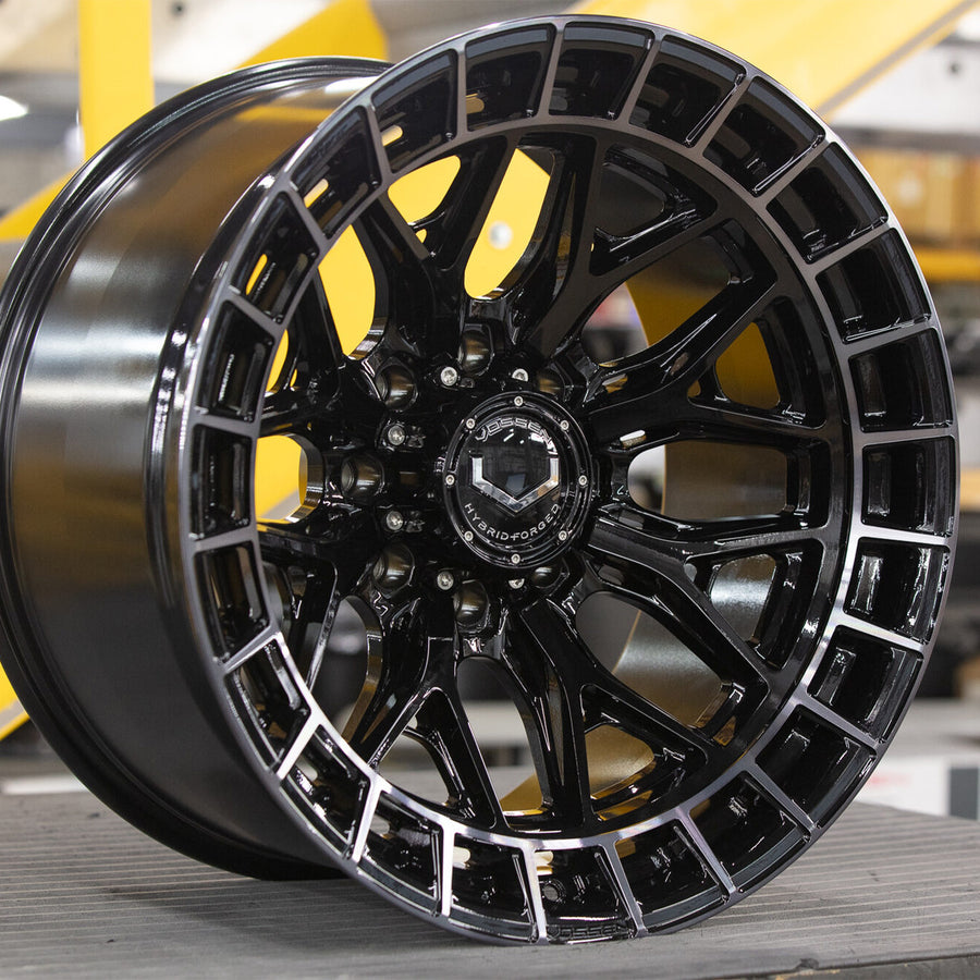 Vossen HFX-1 Forged Alloy Wheels In Tinted Gloss Black (8-Lug)