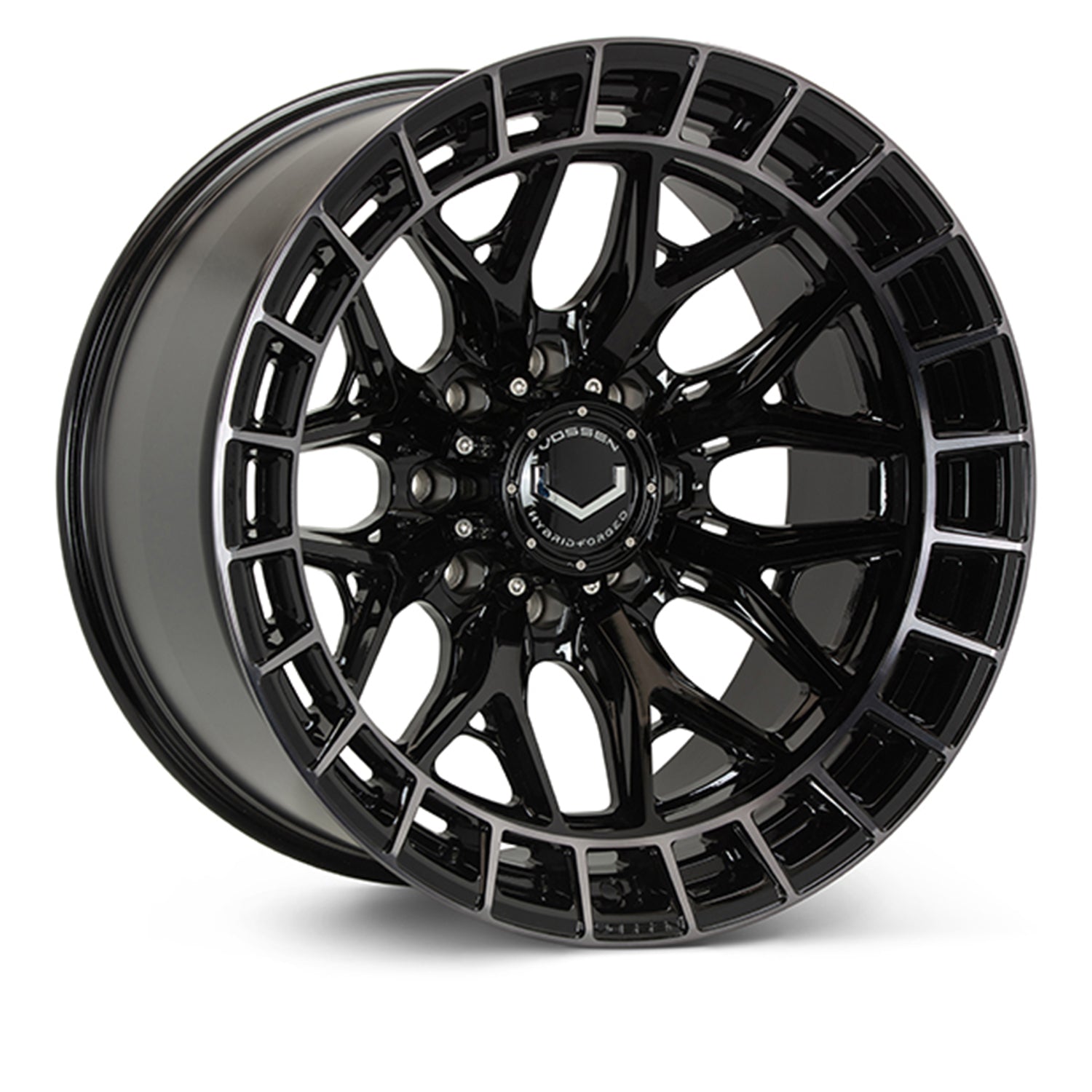 Vossen HFX-1 Forged Alloy Wheels In Tinted Gloss Black (8-Lug)