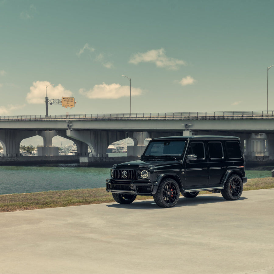 Vossen HFX-2 Forged Alloy Wheels In Gloss Black (5-Lug)