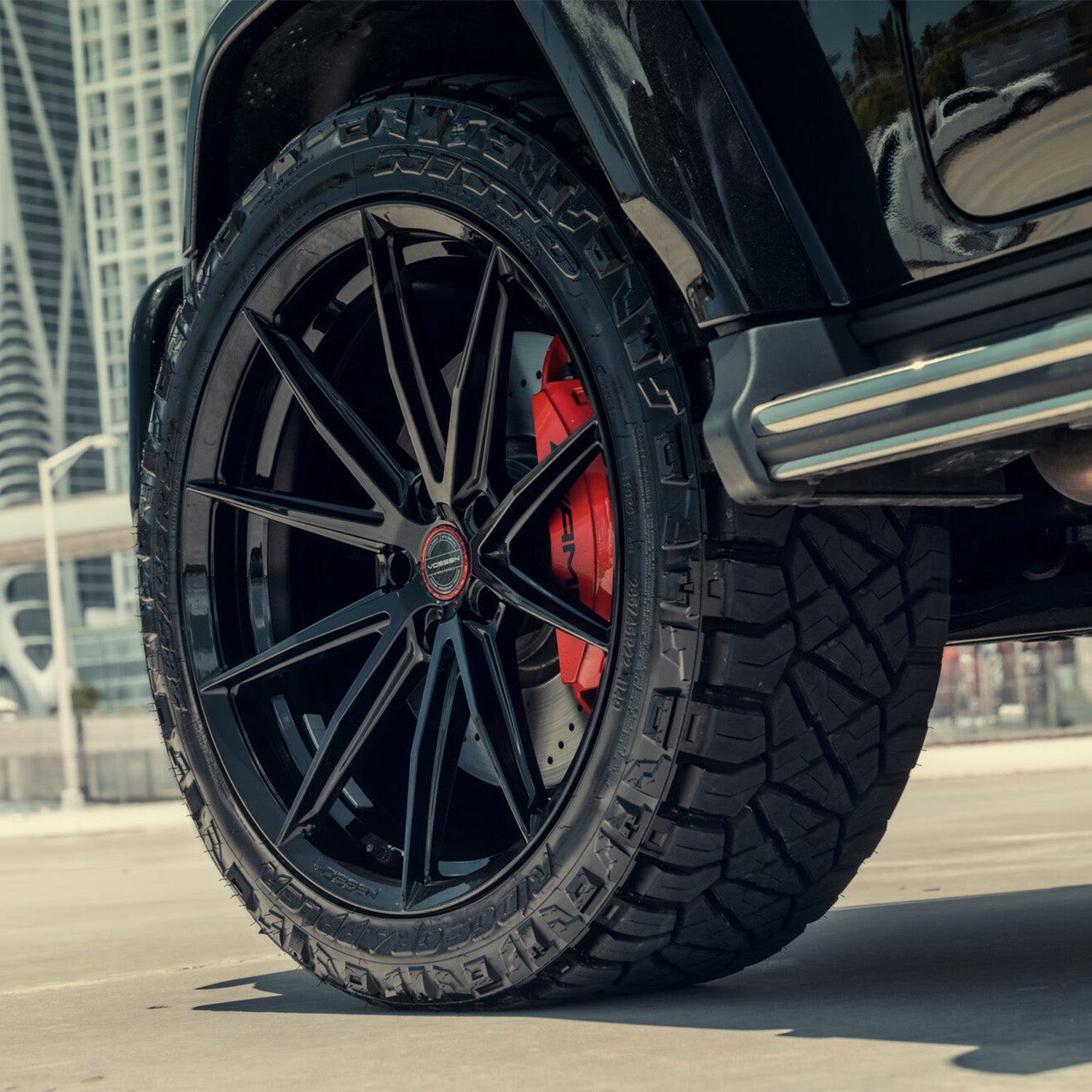 Vossen HFX-2 Forged Alloy Wheels In Gloss Black (5-Lug)