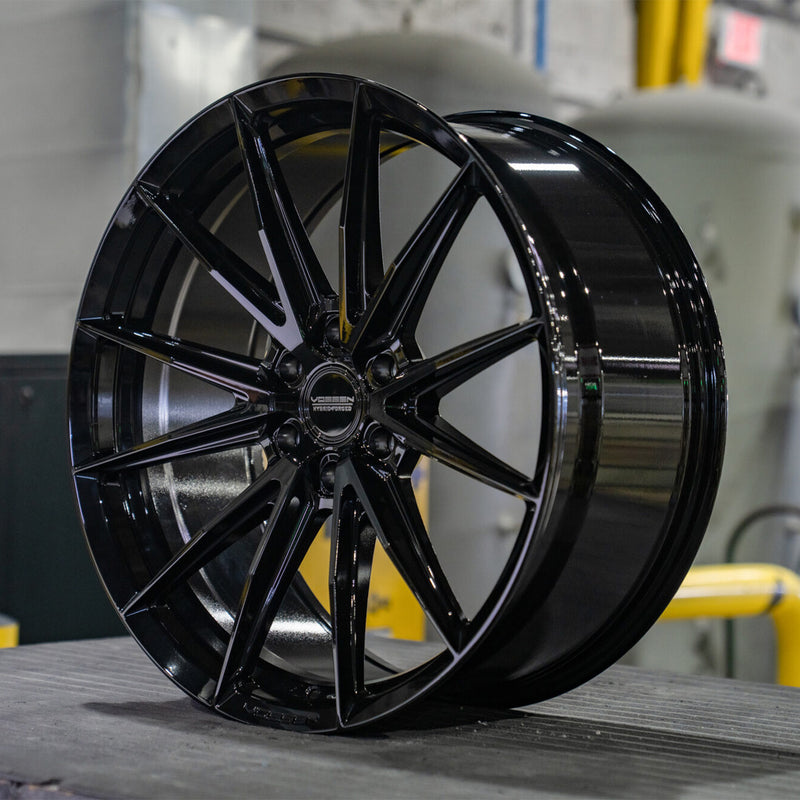Vossen HFX-2 Forged Alloy Wheels In Gloss Black (6-Lug)