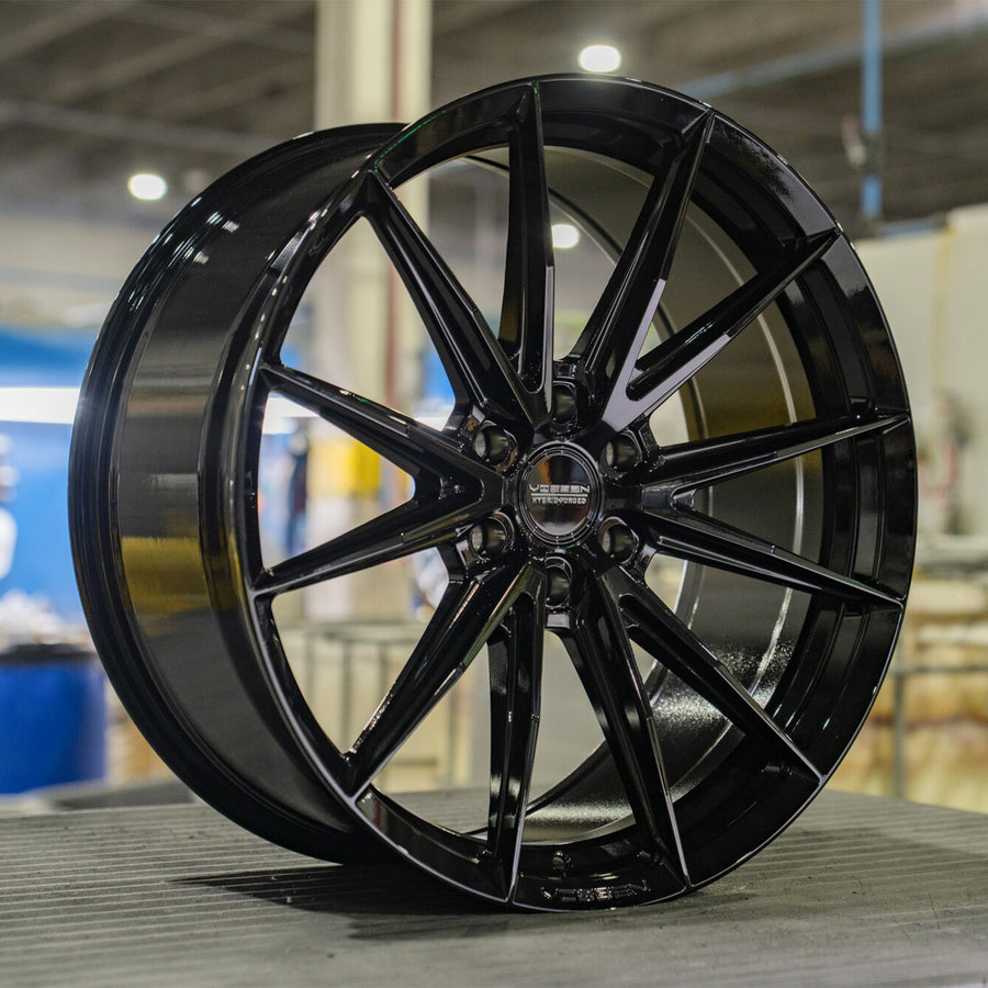 Vossen HFX-2 Forged Alloy Wheels In Gloss Black (6-Lug)
