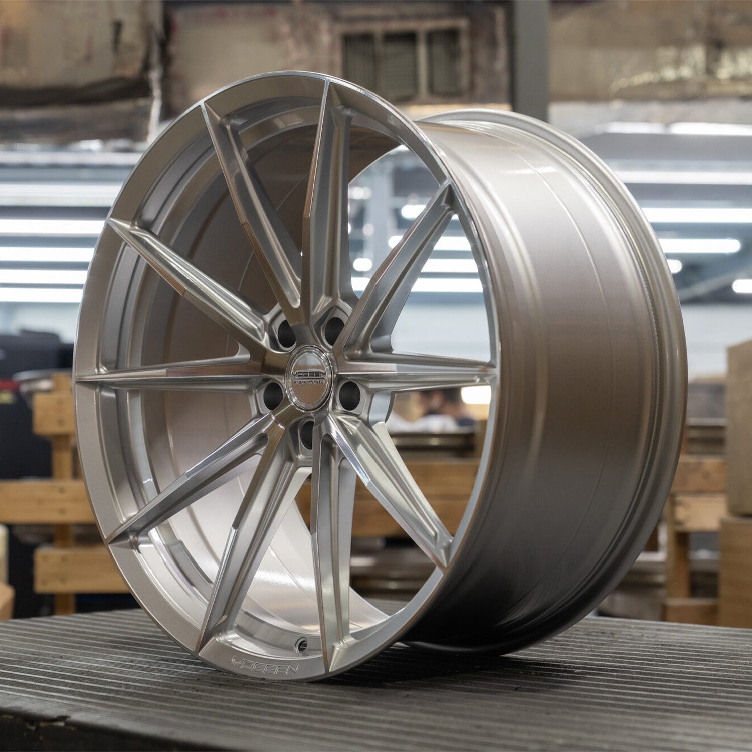 Vossen HFX-2 Forged Alloy Wheels In Silver Polished (5-Lug)