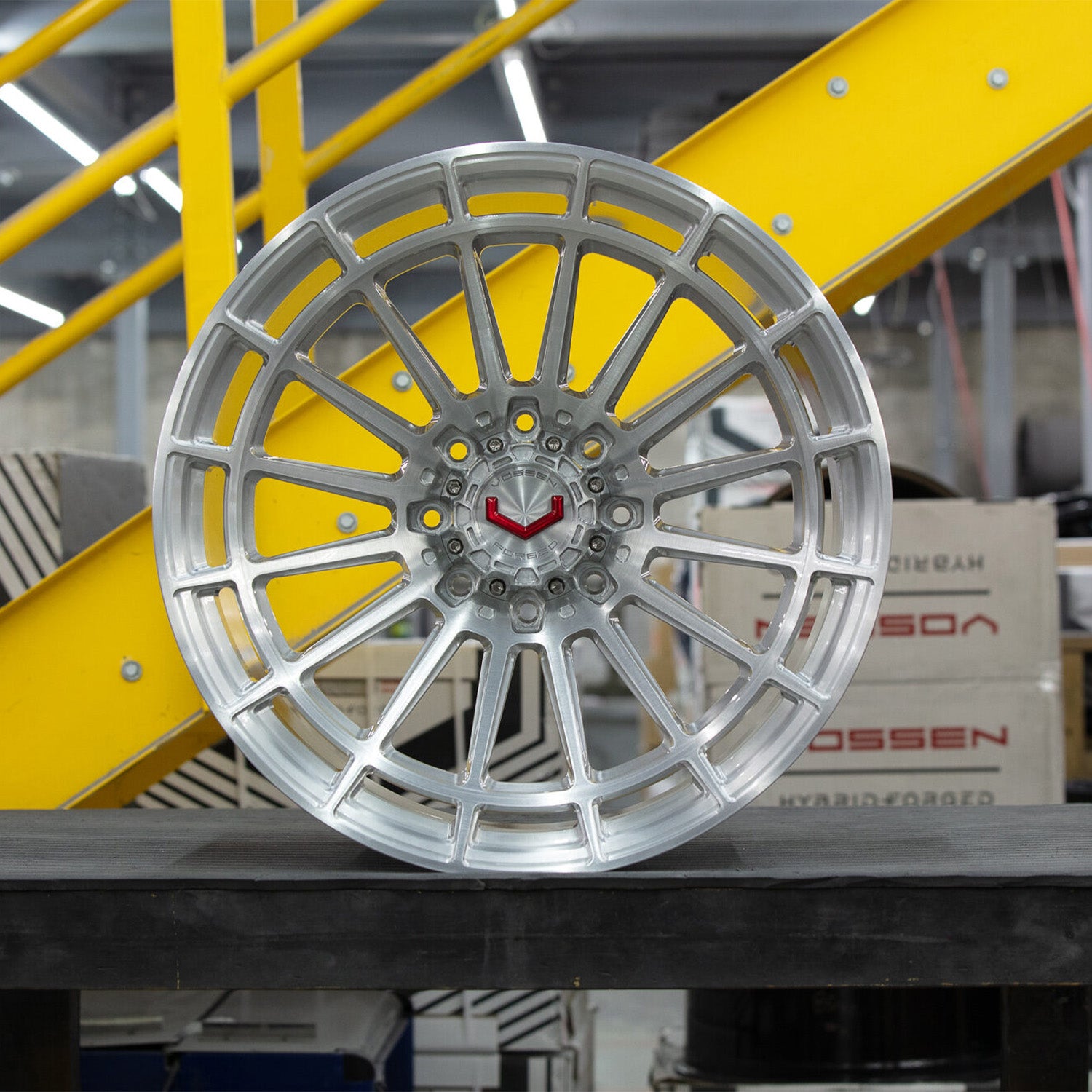 Vossen LCX-01 Forged Alloy Wheels In Brushed Gloss Clear