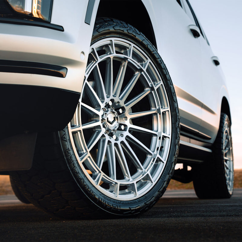 Vossen LCX-01 Forged Alloy Wheels In Brushed Gloss Clear