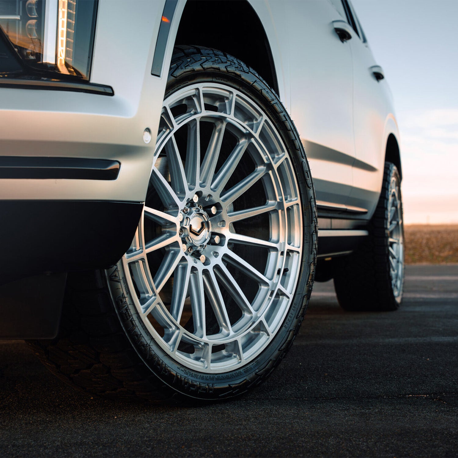 Vossen LCX-01 Forged Alloy Wheels In Brushed Gloss Clear