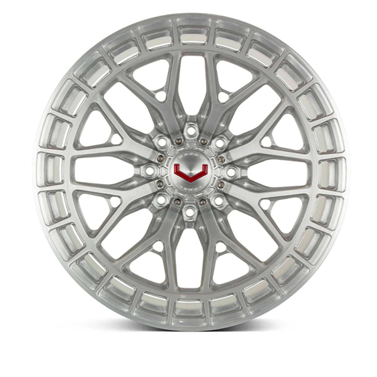 Vossen LCX-02 Forged Alloy Wheels In Brushed Gloss Clear