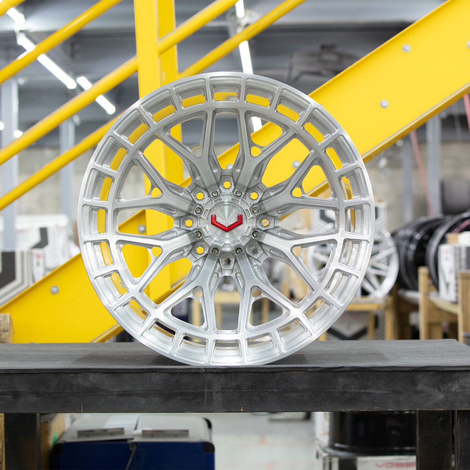 Vossen LCX-02 Forged Alloy Wheels In Brushed Gloss Clear