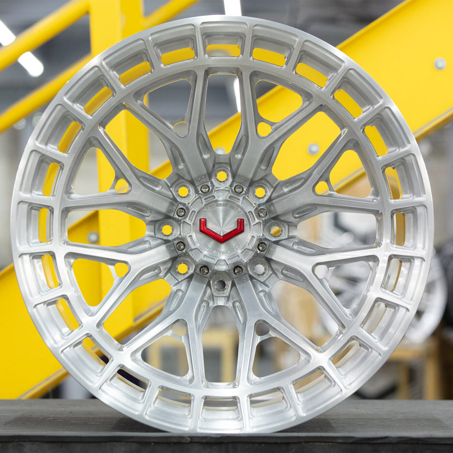 Vossen LCX-02 Forged Alloy Wheels In Brushed Gloss Clear