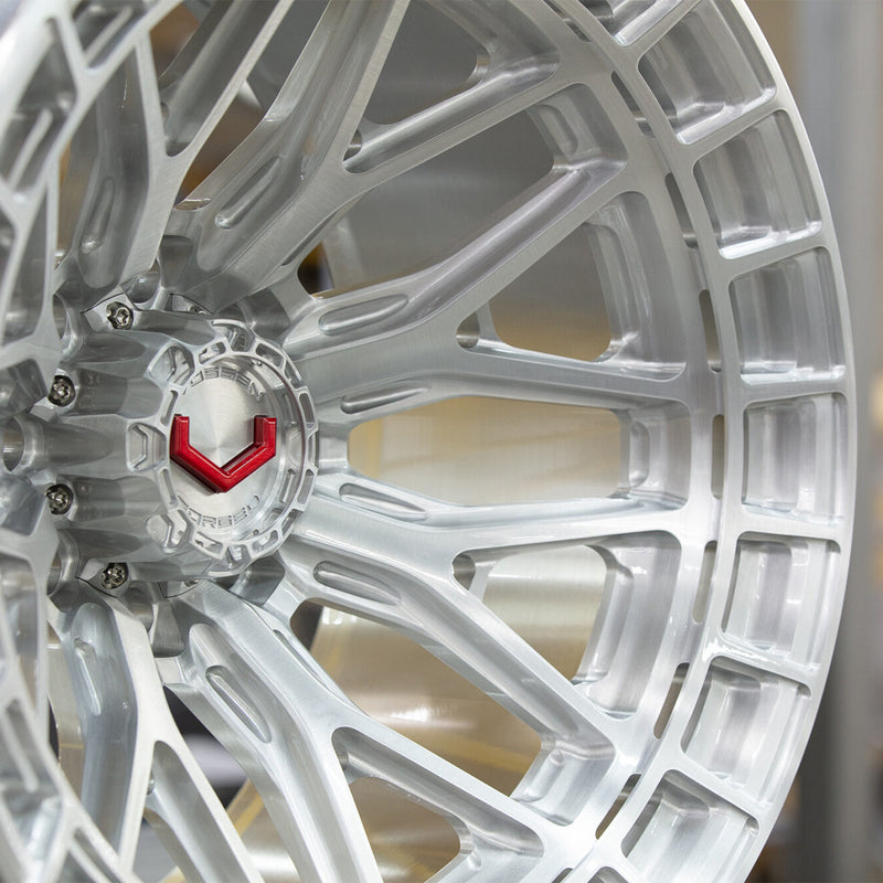 Vossen LCX-02 Forged Alloy Wheels In Brushed Gloss Clear