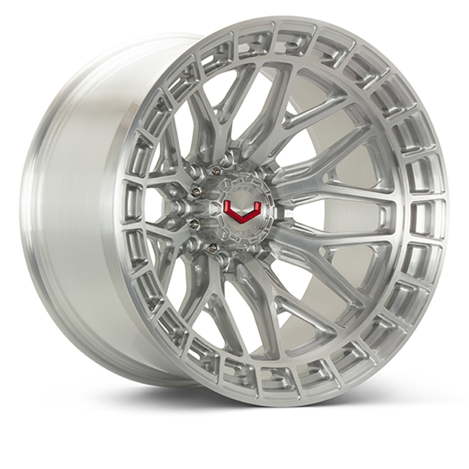 Vossen LCX-02 Forged Alloy Wheels In Brushed Gloss Clear
