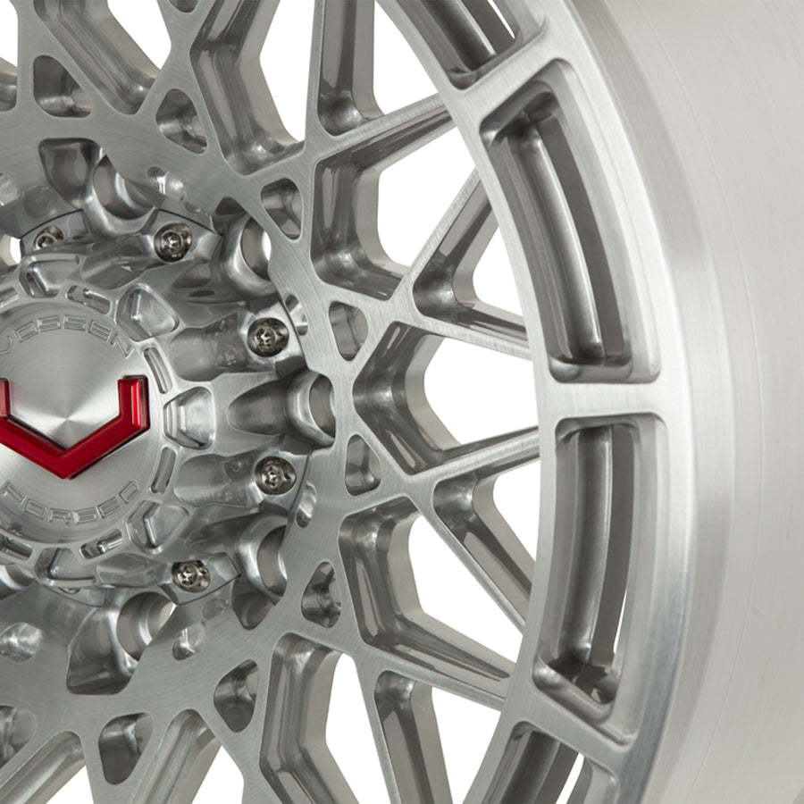 Vossen LCX-03 Forged Alloy Wheels In Brushed Gloss Clear