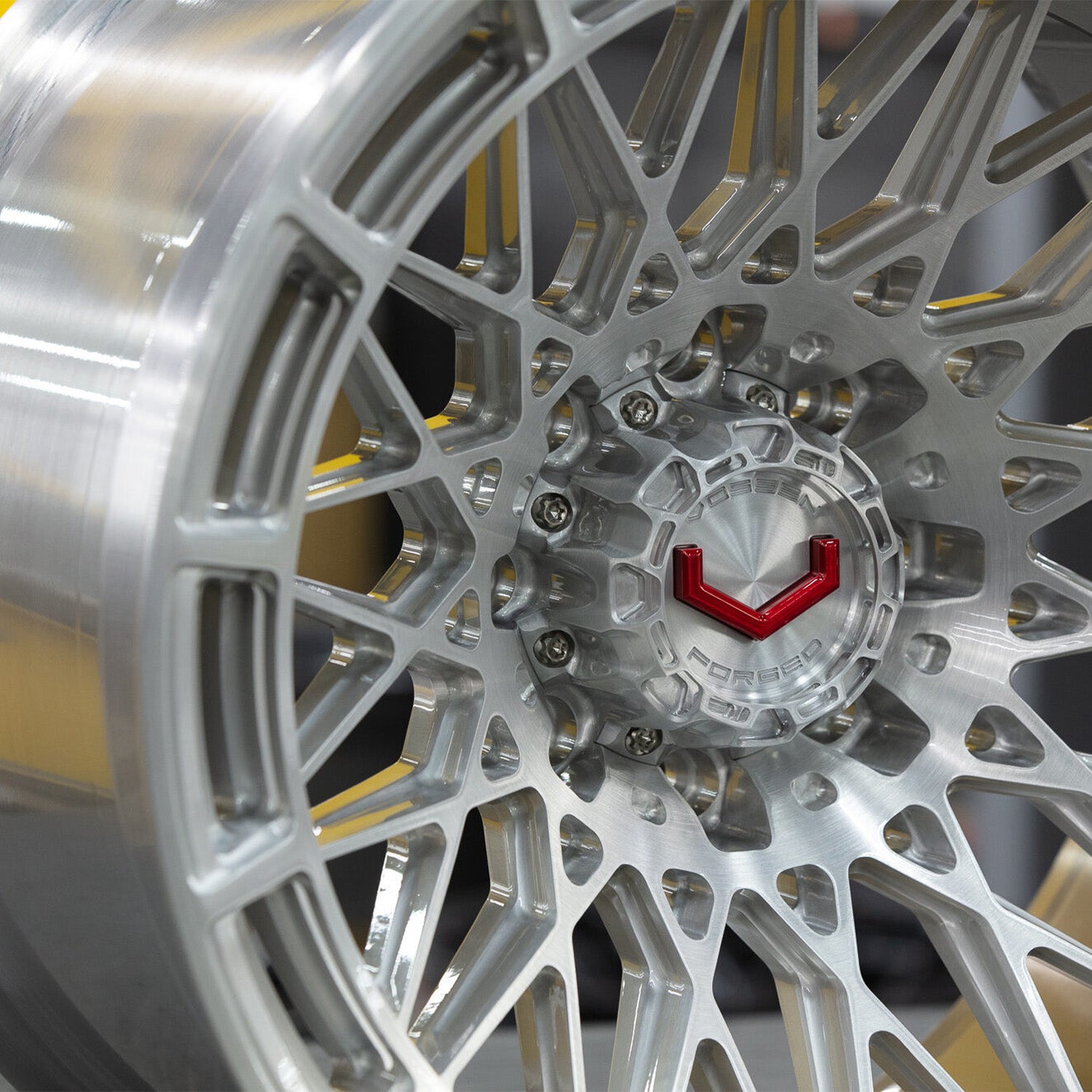 Vossen LCX-03 Forged Alloy Wheels In Brushed Gloss Clear