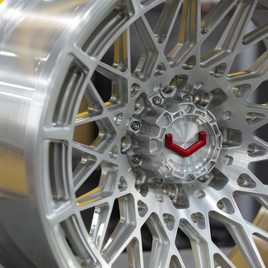 Vossen LCX-03 Forged Alloy Wheels In Brushed Gloss Clear